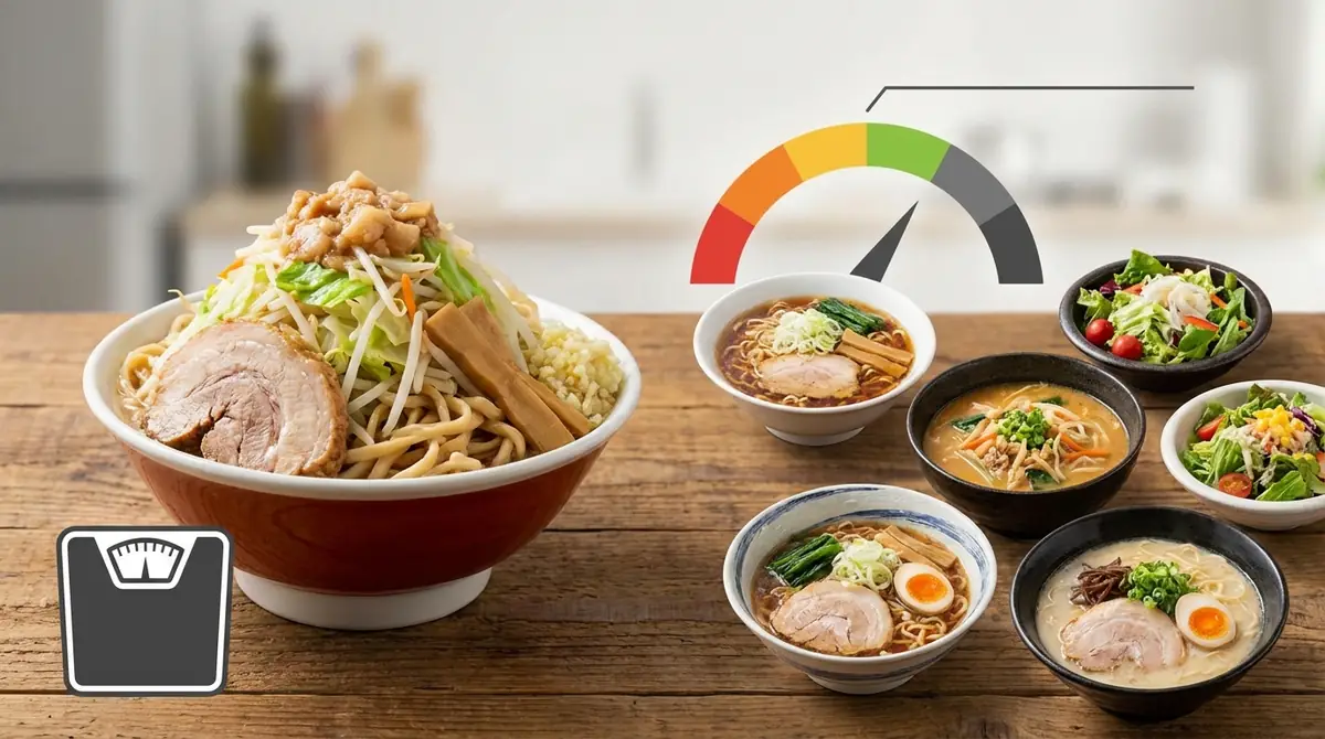 二郎系は本当に高カロリー？他のラーメンと比較してみた