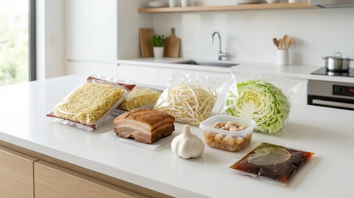 セブンで揃える二郎系ラーメンの材料リスト【税込約600円】