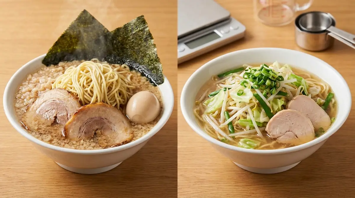 まとめ｜麺150gなら約1,200kcal、工夫次第で1,000kcal以下も可能