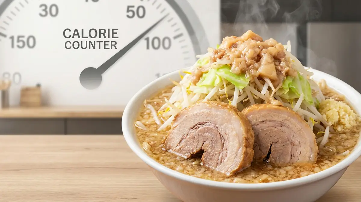 二郎系ラーメン「小」のカロリーは約1,300〜1,500kcal【結論】