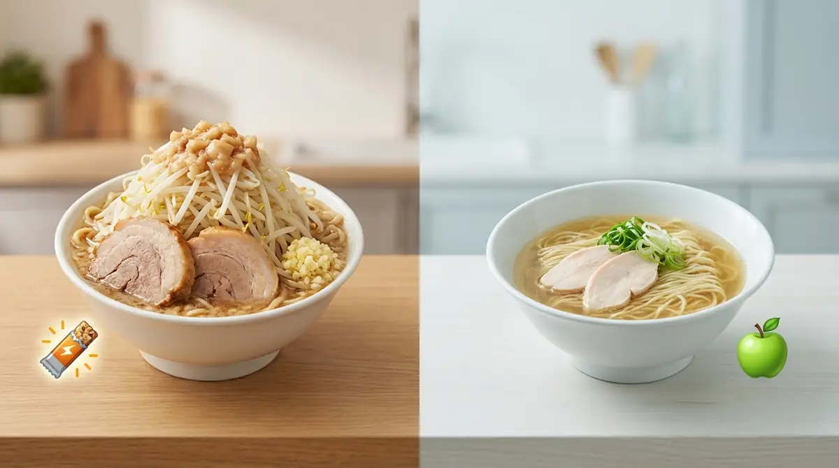 二郎系ラーメンvs他ラーメン｜カロリー比較で見る衝撃の差