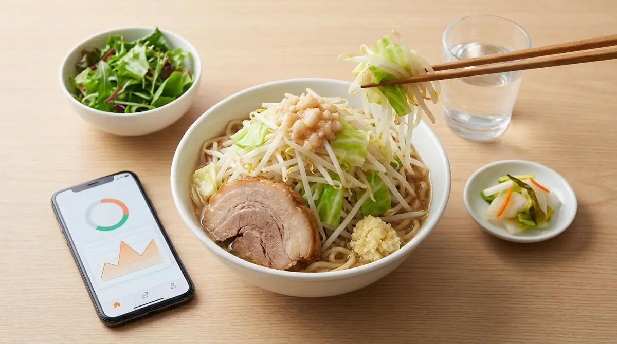 まとめ|二郎系「小」は食べ方次第でカロリーコントロール可能