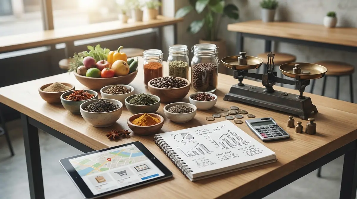 材料の入手先と1杯あたりのコスト目安