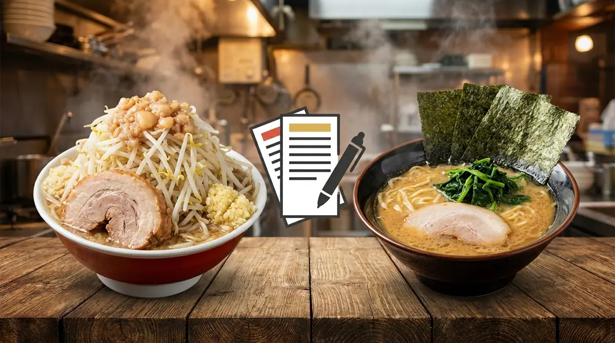初心者必見！二郎系・家系ラーメンの注文方法ガイド