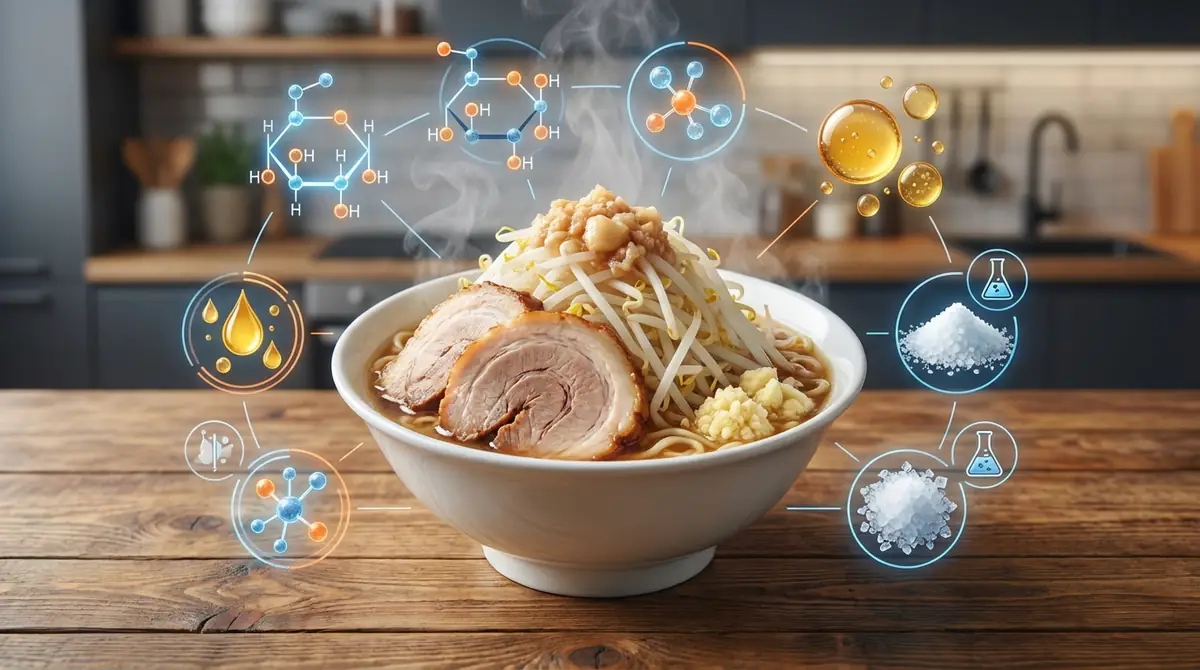 二郎系ラーメンの糖質・脂質・塩分もチェック