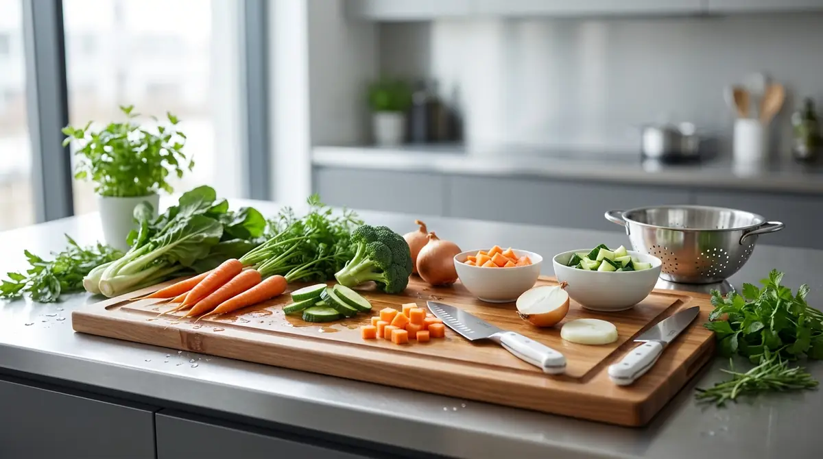 野菜の下処理と切り方の手順