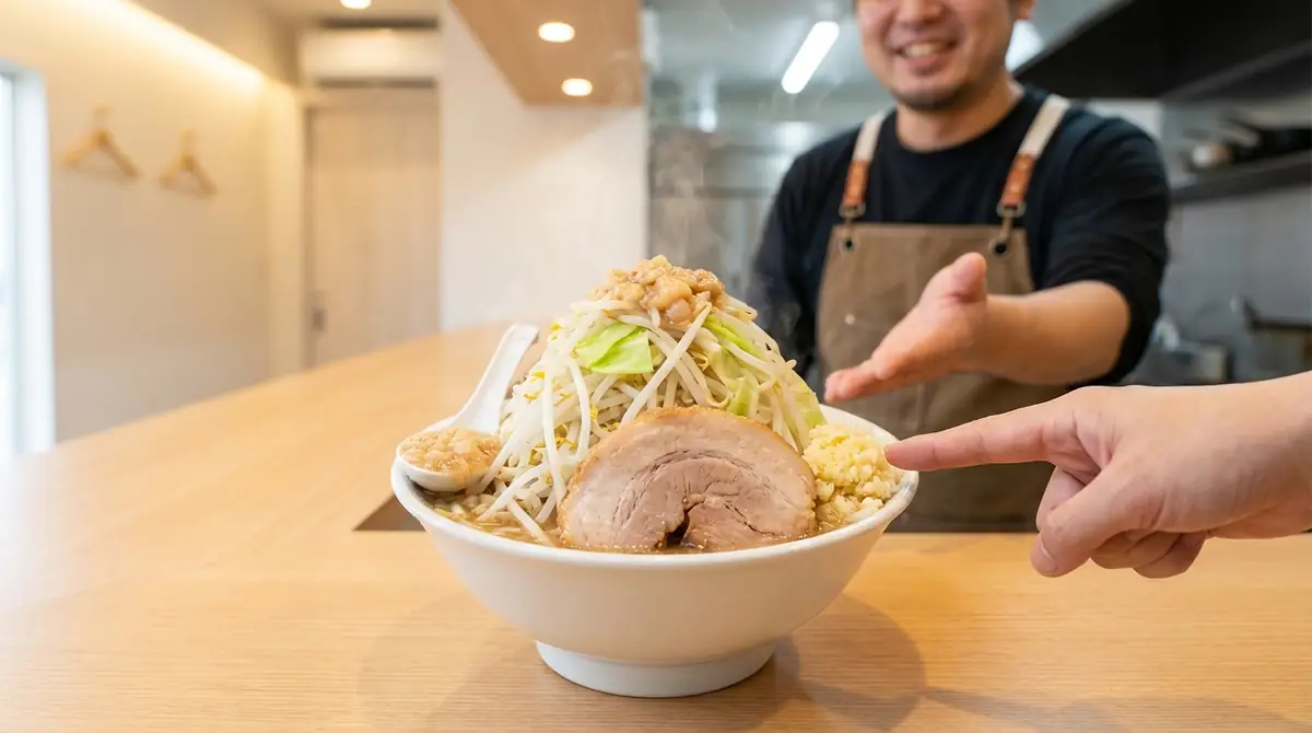 初めてでも安心！二郎系ラーメンの注文方法とコールのやり方