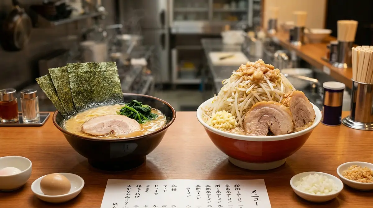 【初心者向け】家系・二郎系ラーメンの注文方法とマナー