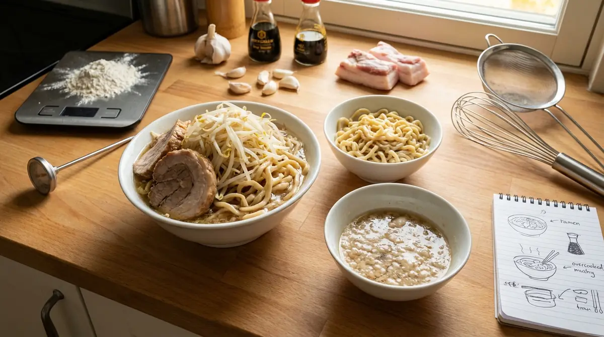 家庭で二郎系を作るときの失敗あるある5選とリカバリー法