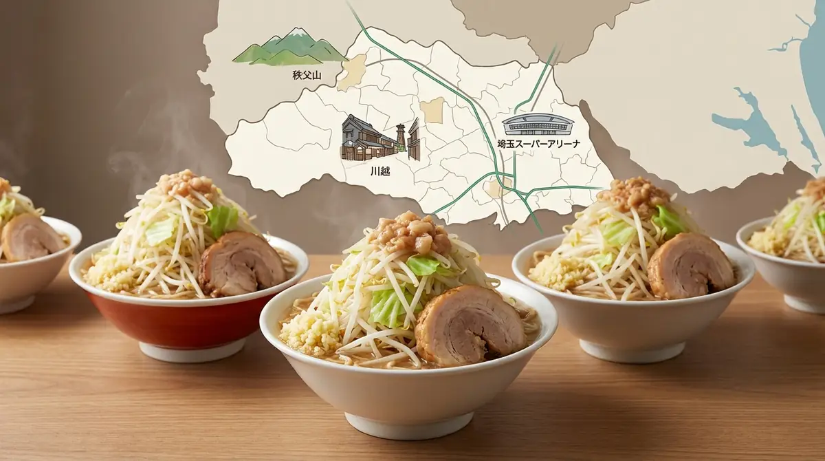 埼玉で食べられる二郎系ラーメンおすすめ店舗一覧【エリア別】