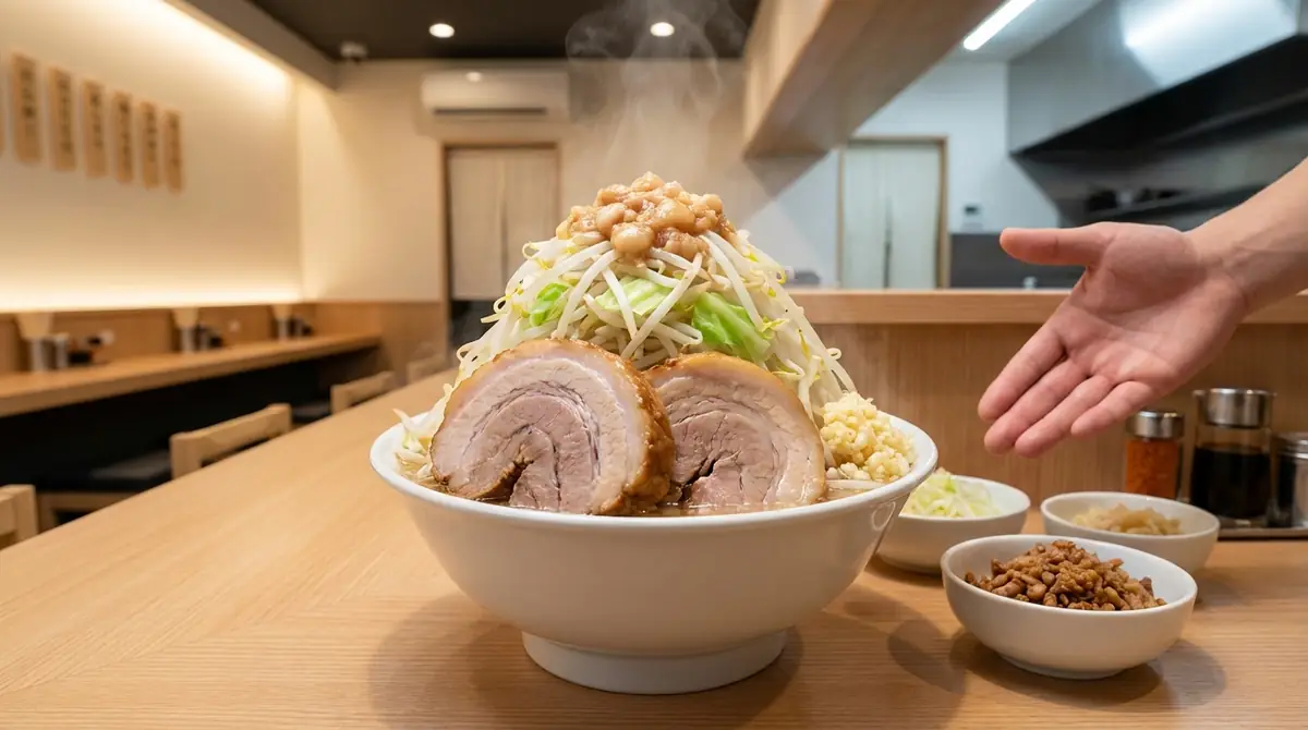 【初心者必見】二郎系ラーメンの注文方法とコール完全攻略