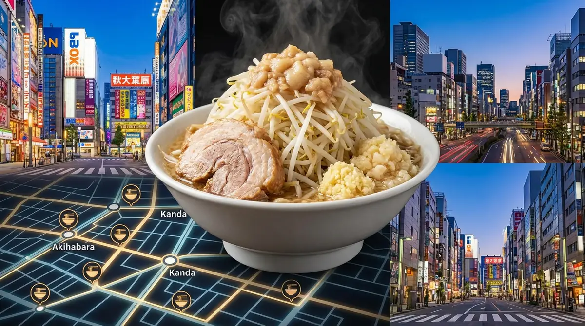 秋葉原・神田エリアの二郎系ラーメン全店舗一覧【駅別マップ付き】