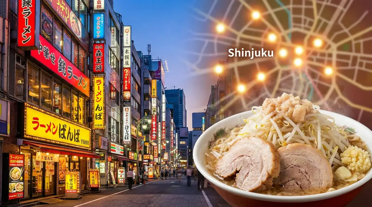 新宿の二郎系ラーメン全店舗一覧【営業時間・アクセス付き】