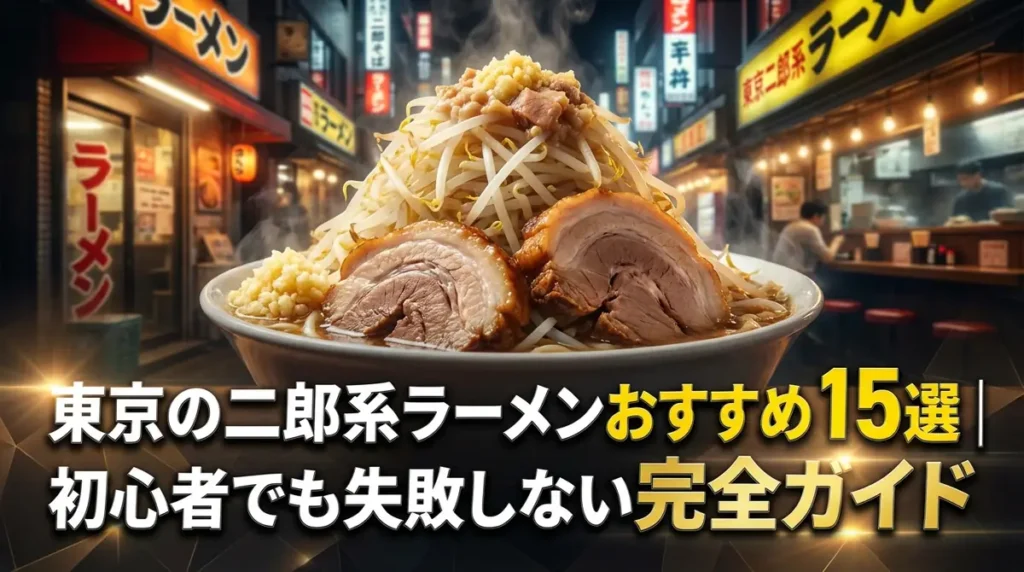 東京の二郎系ラーメンおすすめ15選｜初心者でも失敗しない完全ガイド