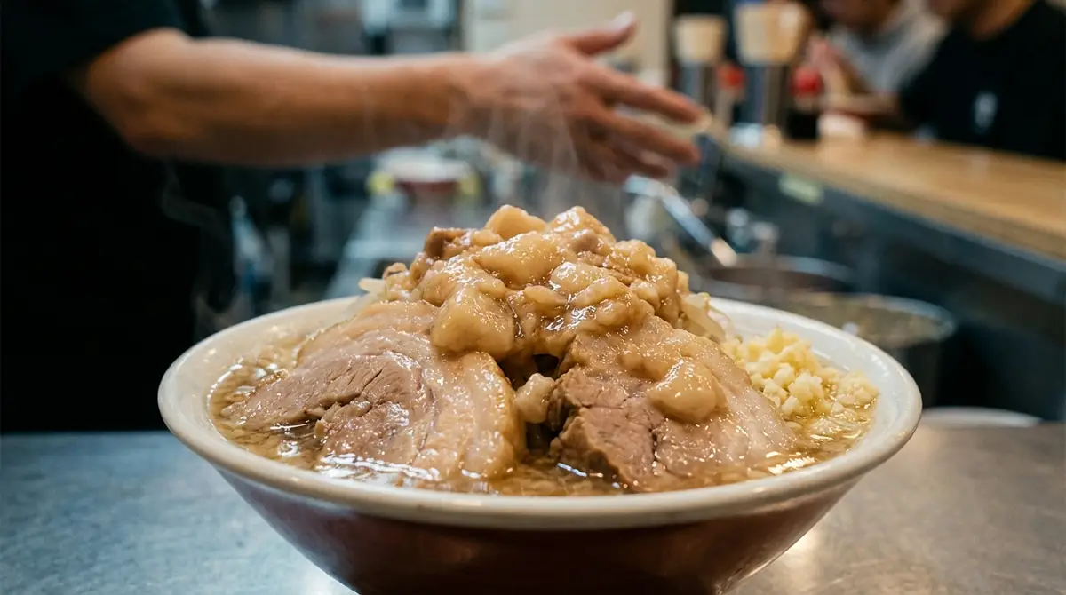 二郎系アブラの頼み方|コールのタイミング・言い方・量を解説