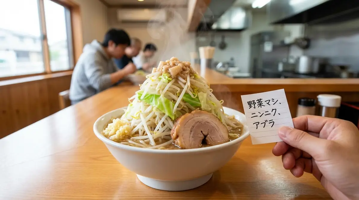 二郎初心者でも失敗しない注文方法(コールの仕方)