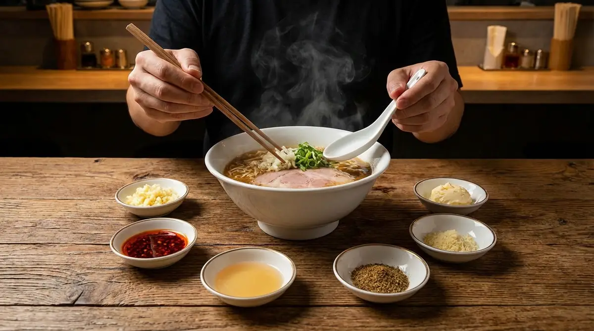 立川マシマシをもっと楽しむ味変テクニック