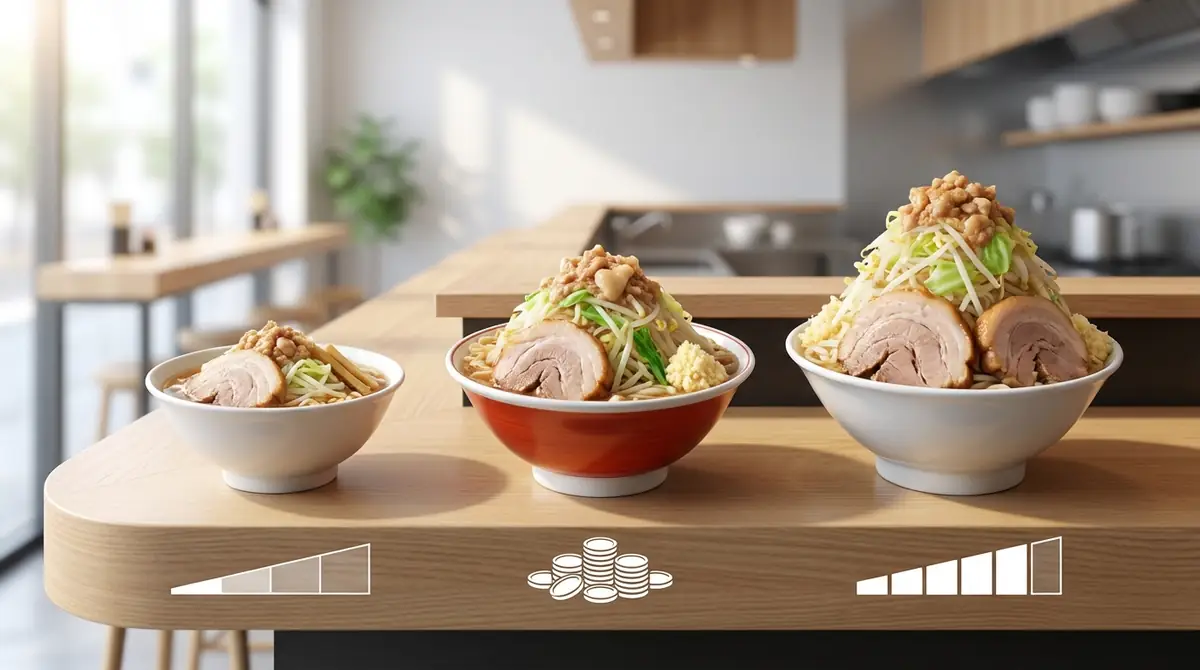 二郎系チェーン比較表|味・量・価格の違いが一目でわかる