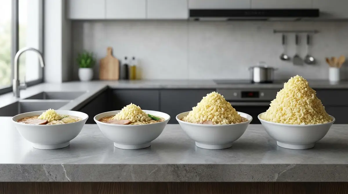 【一覧表】コール別ニンニク量の目安（少なめ〜マシマシ）