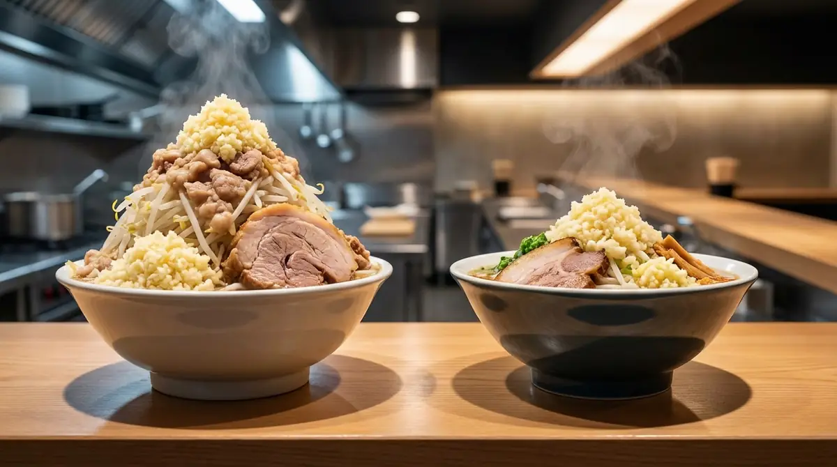 本家二郎とインスパイア店でニンニク量は違う？