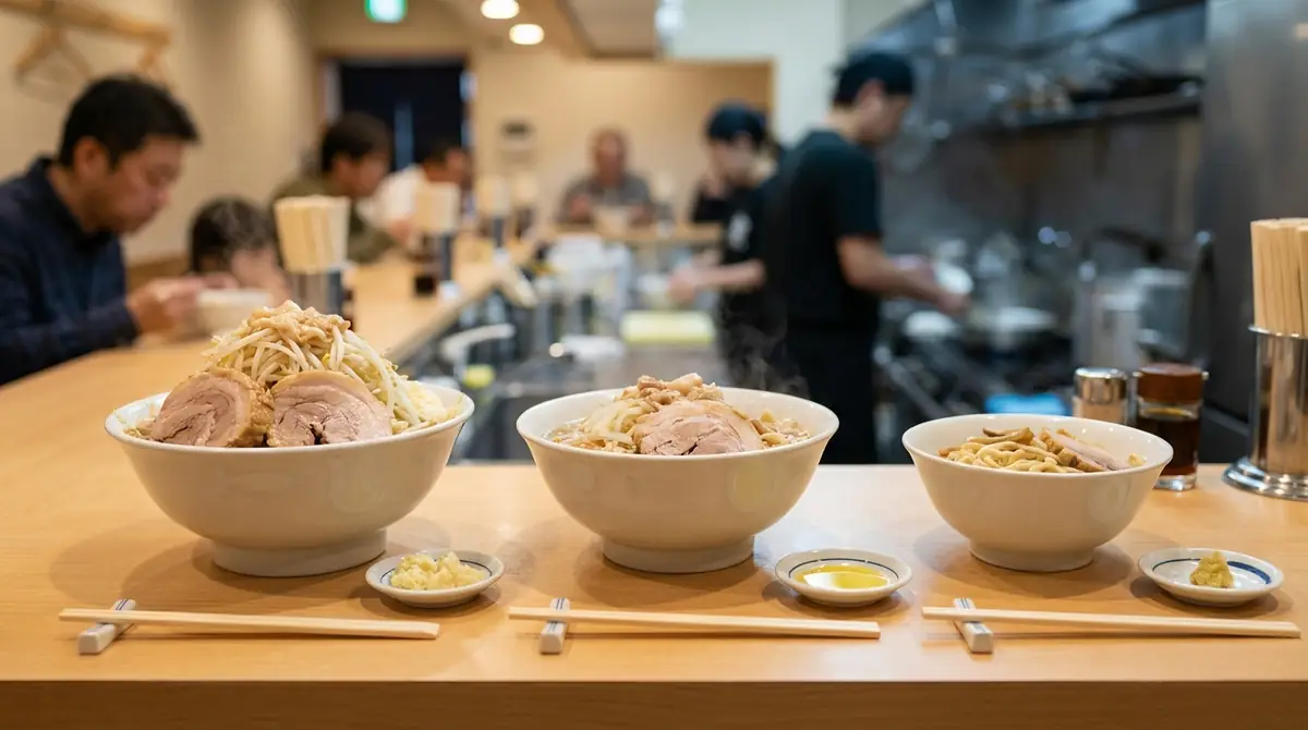 三田本店の量はどのくらい？少なめ・麺半分の頼み方