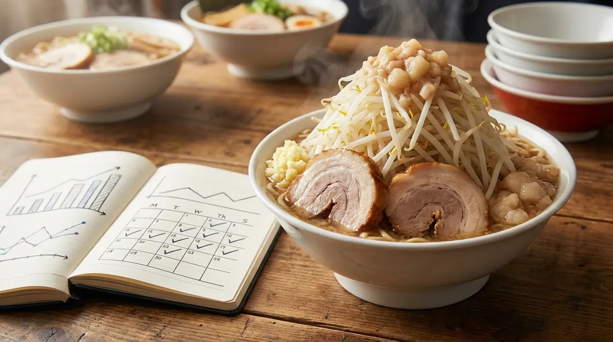 二郎系ファンは週何回通っている?実際の頻度を調査