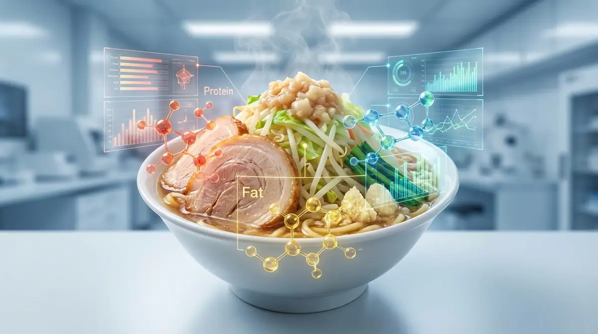二郎系ラーメン1杯の栄養成分をPFCバランスで徹底分析