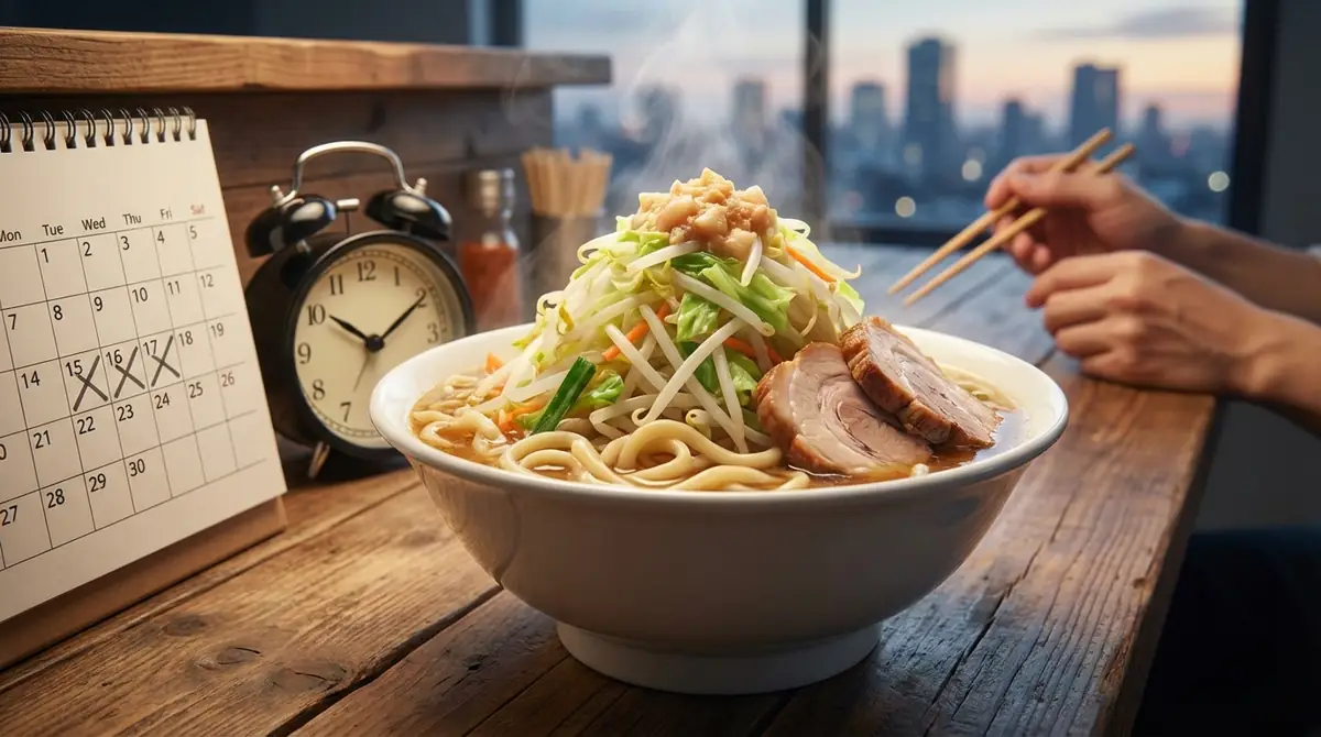 二郎系を食べるベストタイミングと頻度の目安