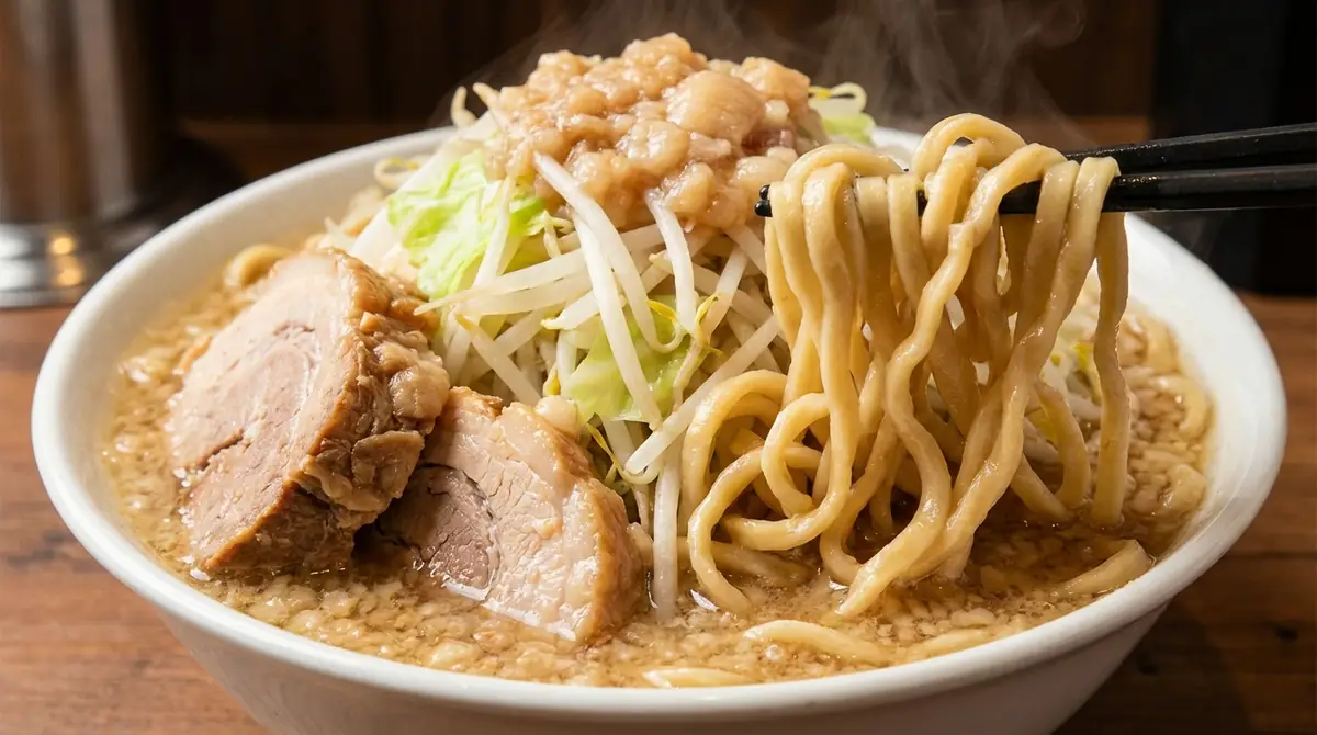 二郎系麺の特徴とは？あの独特な食感が生まれる理由