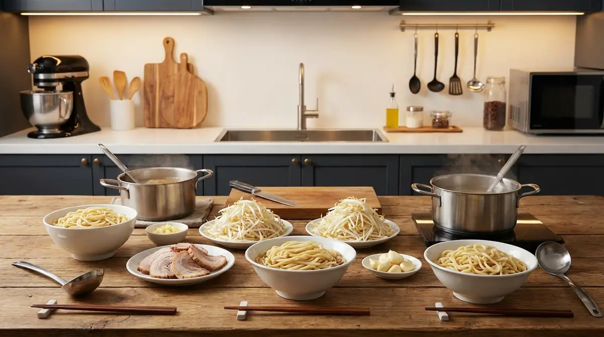 二郎系麺の作り方｜6ステップで完全再現