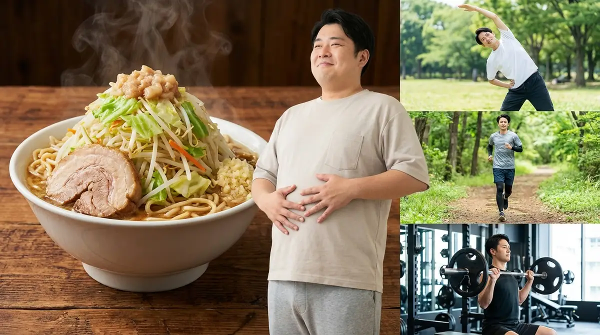 【実践】二郎系を食べた後の時間経過別おすすめ運動メニュー