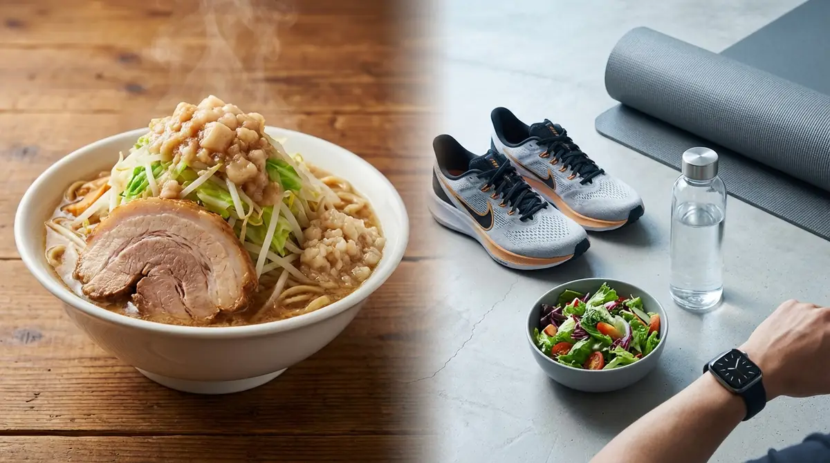 二郎系を食べた後も体型維持するための考え方