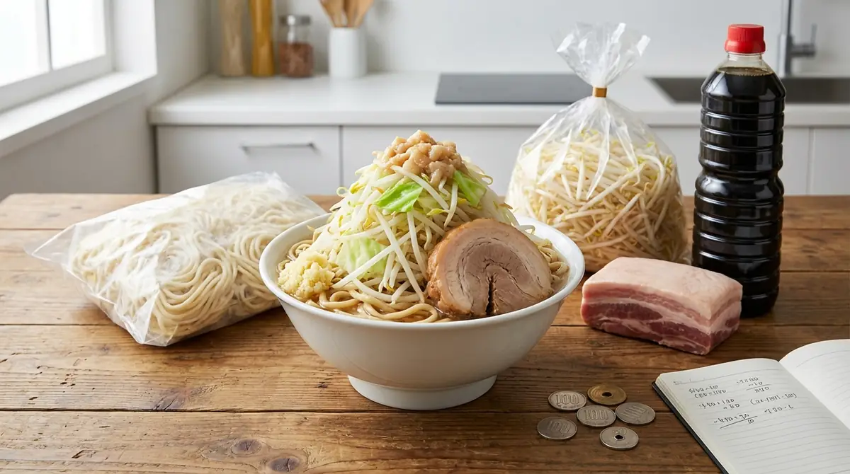 業務スーパー二郎系のコスパは？1食あたり約350円の内訳