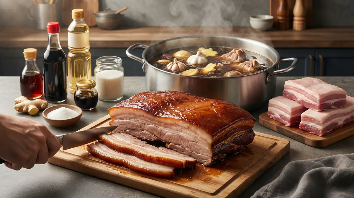 【結論】二郎系チャーシューの作り方｜煮込み時間・タレの黄金比・おすすめ部位