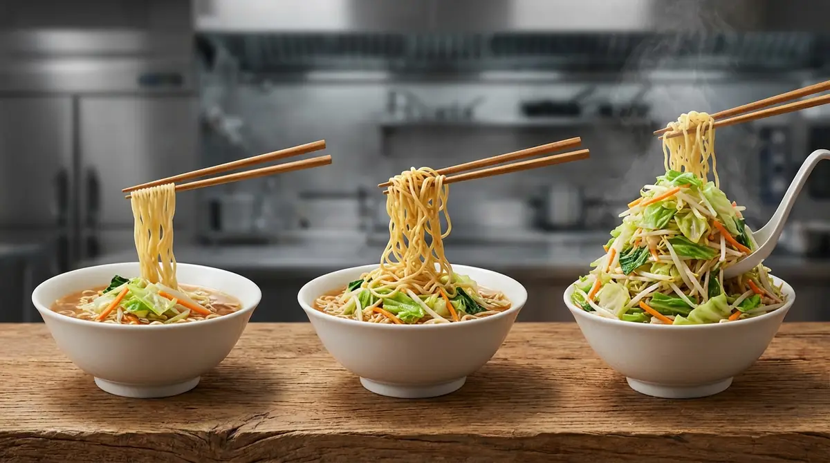 野菜の量別|麺上げ難易度と攻略法