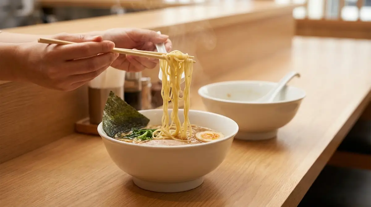 麺上げ後の食べ方|美味しく完食する流れ